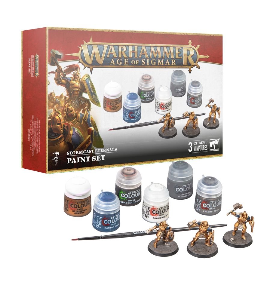 Warhammer Age of Sigmar Stormcast Eternals Paint Set (60-10)