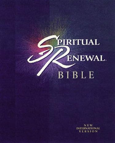 Spiritual Renewal Bible - NIV (Paperback) Anonymous