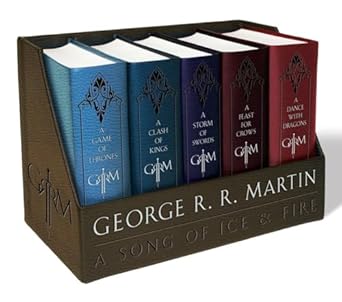 A Game of Thrones Leather-Cloth Boxed Set (softcover) George R.R. Martin