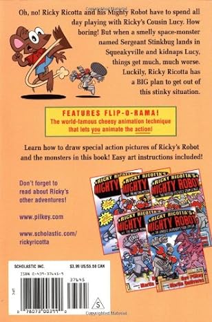 Ricky Ricotta's Mighty Robot vs. The Stupid Stinkbugs from Saturn (Paperback) Dav Pilkey
