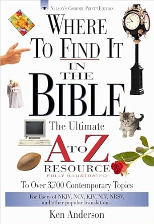 Where to Find It in the Bible (paperback) Ken Anderson