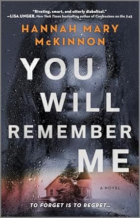 You Will remember Me (paperback) Hannah Mary McKinnon