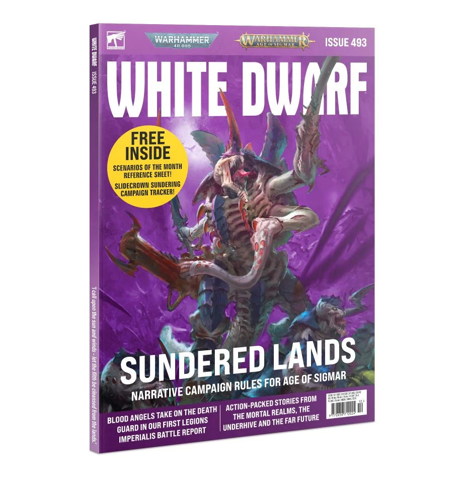 Games Workshop Warhammer White Dwarf Magazine Issue 493