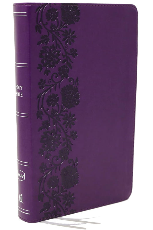 NKJV, End-of-Verse Reference Bible, Personal Size Large Print, Leathersoft, Purple, Red Letter, Comfort Print: Holy Bible, New King James Version (leathersoft) Thomas Nelson