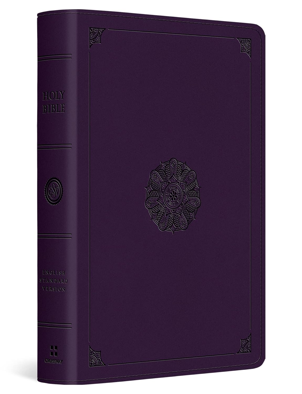 ESV Large Print Bible : TruTone, Lavender, Emblem Design