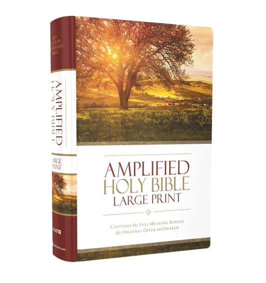 Amplified Holy Bible, Large Print, Hardcover: Captures the Full Meaning Behind the Original Greek and Hebrew (hardcover) Zondervan