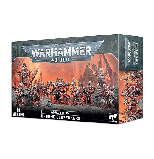 Games Workshop Warhammer 40,000 World Eaters: Khorne Berzerkers (43-10)