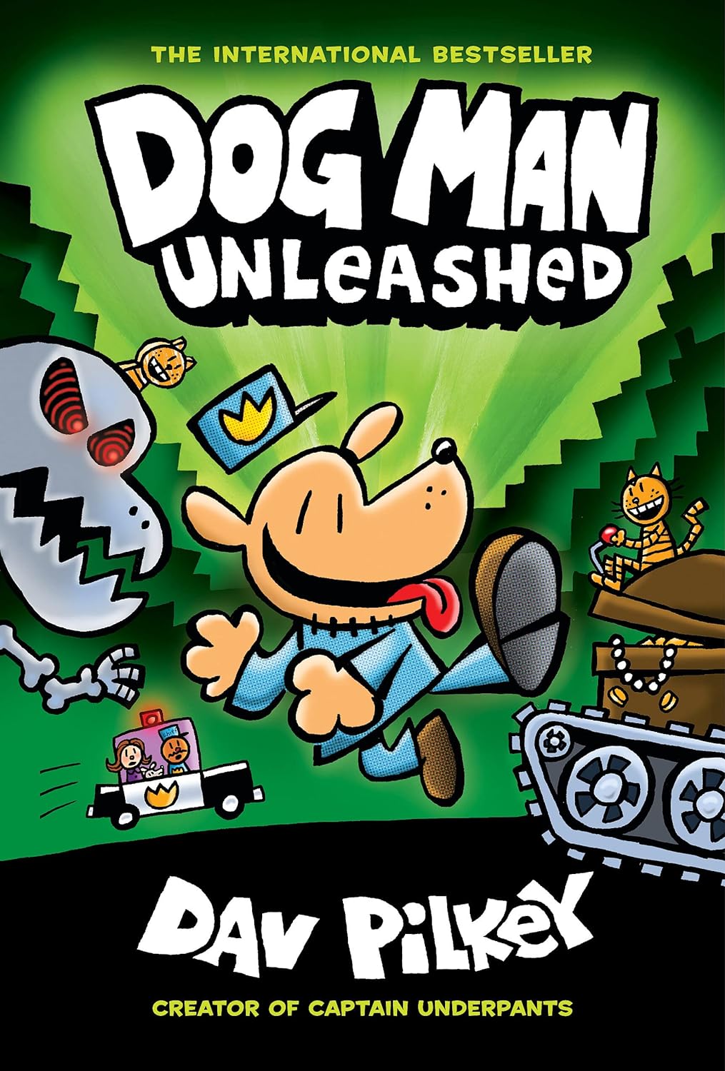 Dog Man Unleashed : Book 2 of 12: Dog Man (hardcover) Dav Pilkey