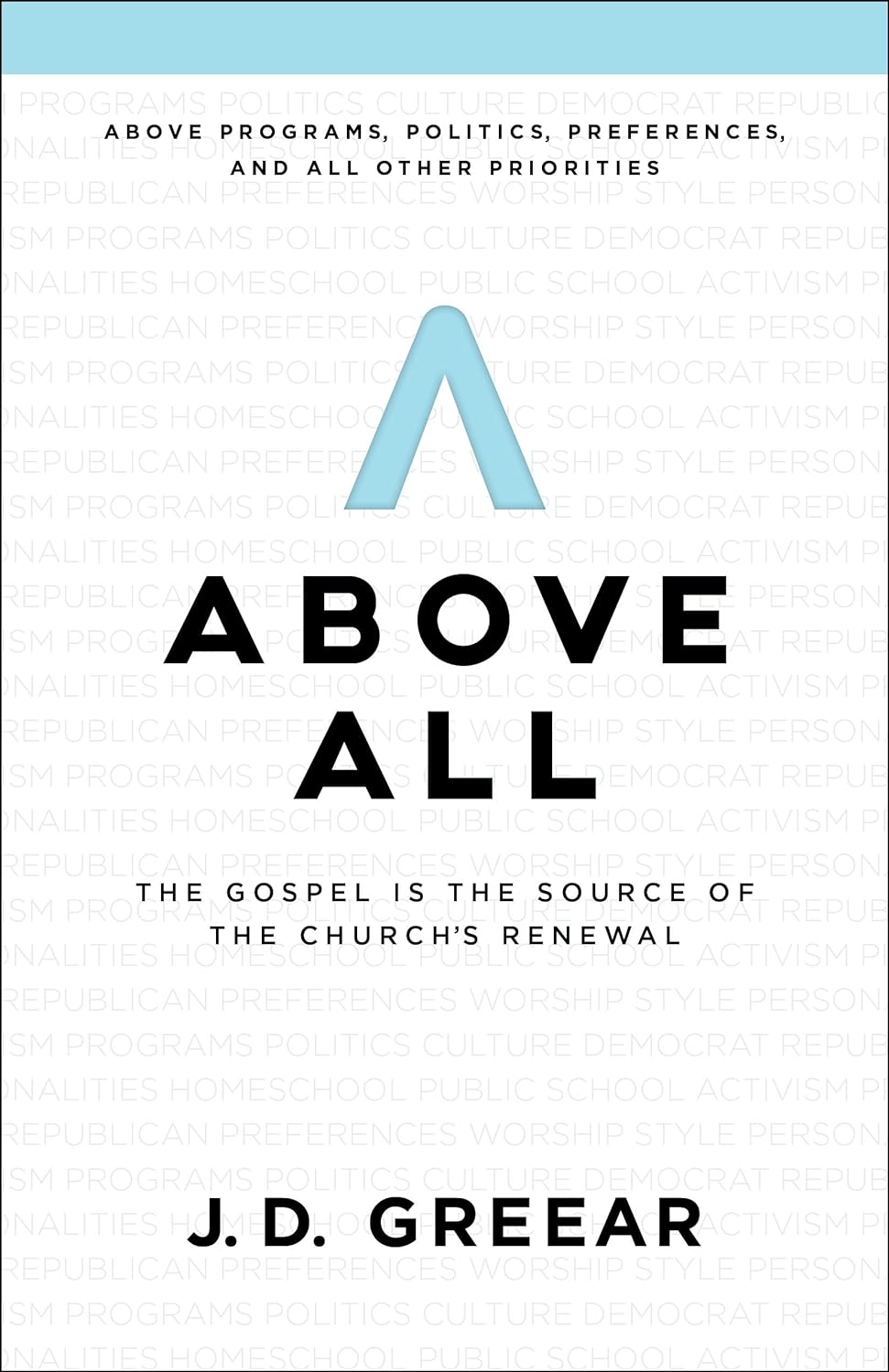 Above All: The Gospel Is the Source of the Church’s Renewal (paperback) J.D. Greear