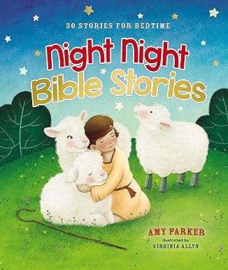 Night Night Bible Stories: 30 Stories for Bedtime (Hardcover)