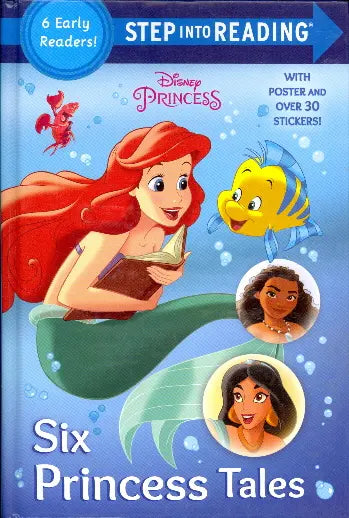 Six Princess Tales - Step Into Reading Early Readers, Disney Princess (Hardcover) Random House