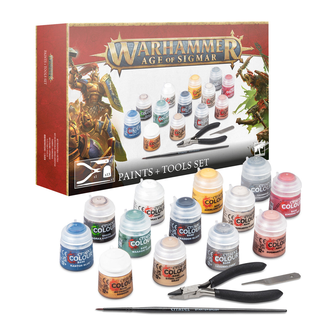 Warhammer Age of Sigmar Paint and Tool Set (80-17)