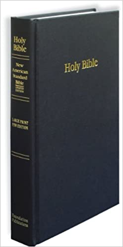 Holy Bible: New American Standard Bible (NASB) Large Print (Hardback, Black) Lockman Foundation