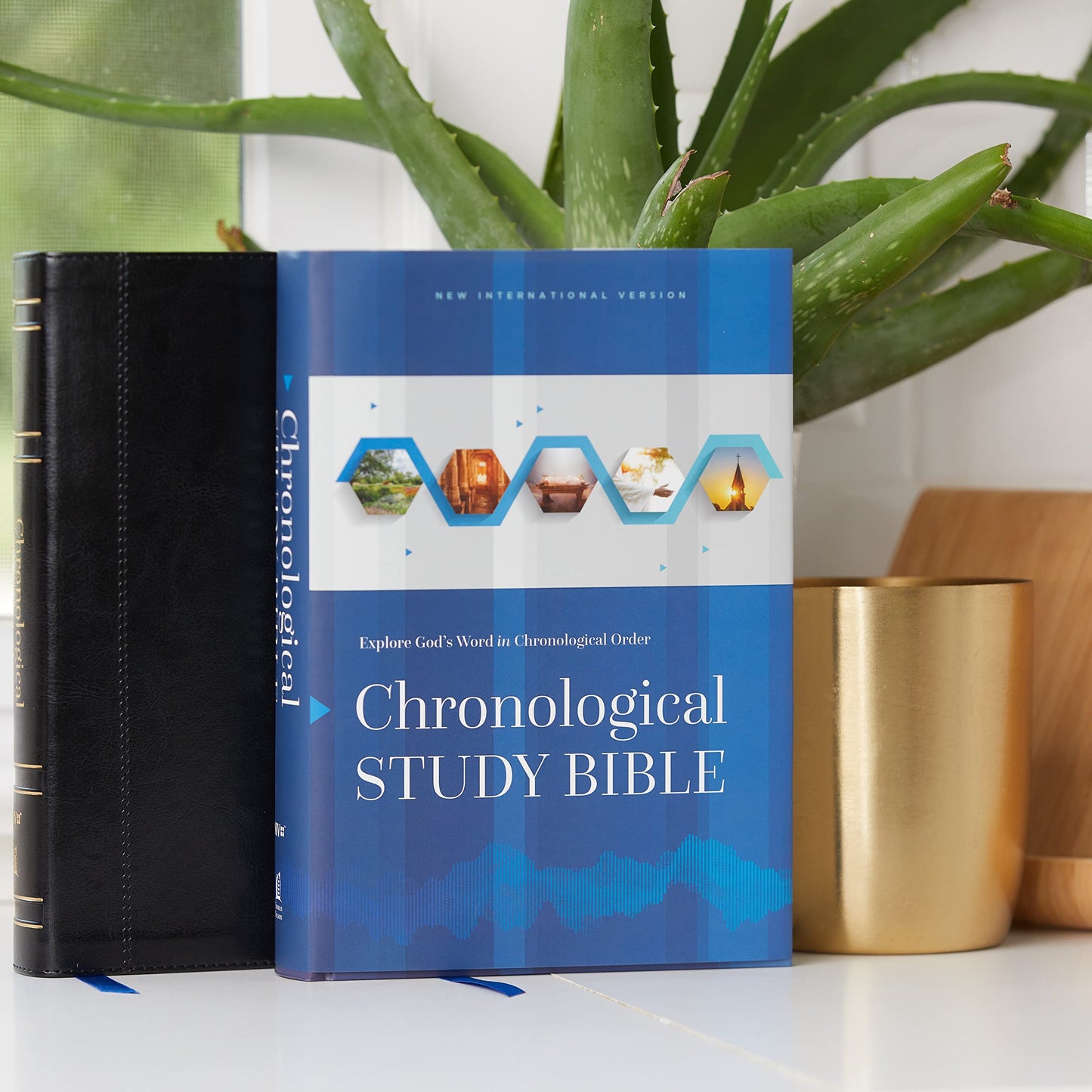 NIV Chronological Study Bible, Black (Leathersoft) Thomas Nelson